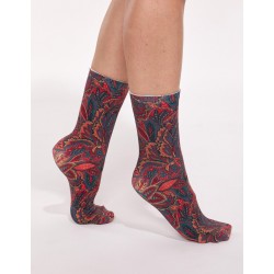 Chaussettes Wara cerise