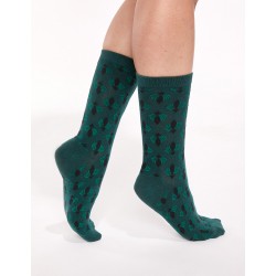 Chaussettes Nuqta evergreen